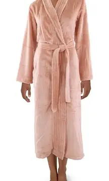 Eberjay Women's Chalet Eco Plush Long Robe in Rose Size XS