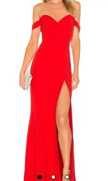 Maracuya Gown in Red