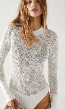 Free People NEW  Sunday best knit bodysuit