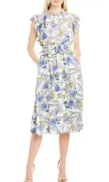 NWT Julia Jordan X Nordstrom Womens Midi Dress Floral