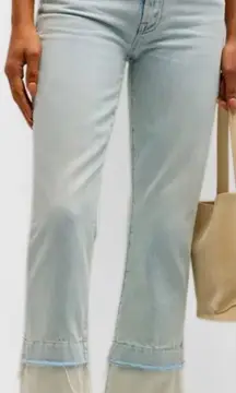 MOTHER The Insider Double Double Hover‎ Jeans Light Wash Bootcut Sz 28 NWOT