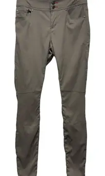 Toad & Co Flextime Skinny‎ Pants Womens 4 Brown Stretch Outdoor Hiking Nylon