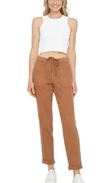 NWT Judy Blue High Waisted Garment Dyed Cuff Joggers