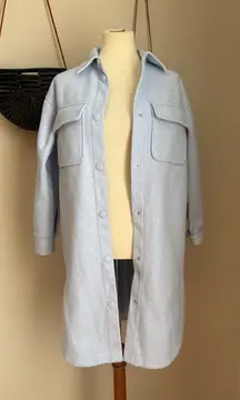 Calia Light Blue Shaket Long Jacket, Size XS