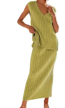 Amazon Sweater Knit Skirt Set
