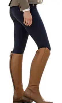 Sam Edelman Penny 2 Riding Boots Womens Size 6.5 Wide Calf Tan Leather Knee High