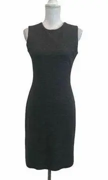 J. McLaughlin XS  Gray Sleeveless Sheath Dress Office Work Casual Adult Womens