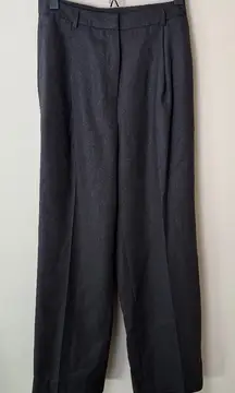 Vintage Neiman Marcus 100% Wool Pants Womens 6 Brown Trousers Slacks Made in USA
