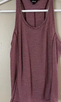 Allbirds Striped Racerback Tank Top Women’s Small Pink Burgundy Performance Acti