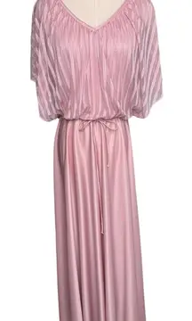 Vintage 60s/70s lilac pink purple special occasion gown size S/M ￼