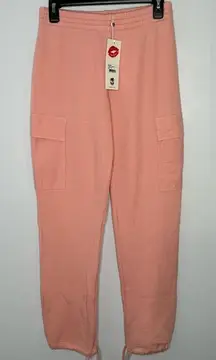 Wildfox peach color sweatpants size small