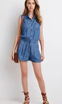 ✨Denim Utility Romper✨