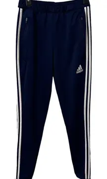 Adidas Women's Tiro Athletic Training Pants - Size Small‎ Blue W/White Stripes