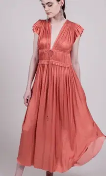Ulla Johnson Rose colored  maxi dress.  Size 6