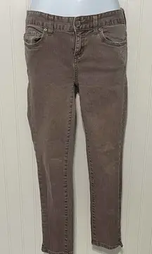 Free People Ankle Cropped Skinny‎ Jeans Mauve Color Women's Size 24