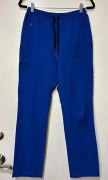 Jaanuu Women's Ryla Blue Scrub Pant J85003 Size Small EUC Slim Mid-Rise