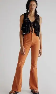 Free People NWT  X We The Free Jayde Cord Flare Jeans High Rise Pant