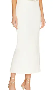 NWT Lovers & Friends Nara Ivory Maxi‎ Skirt, Large