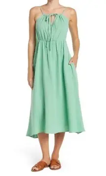 Lush Clothing Lush Cotton Mint Midi Dress M NTW