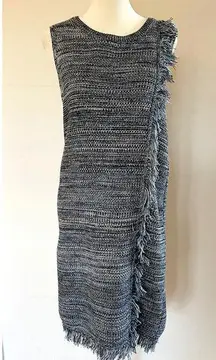 Sleeveless Knit Dress Size XS (anthropologie sweater fringe)