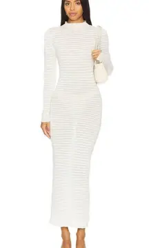 ROLLA'S Edgar Knit Maxi Dress Cream Womens Size Small