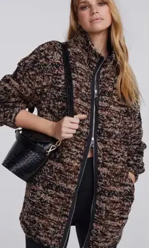 Varley Romar Jacket in Brown Speckle Size XXS‎