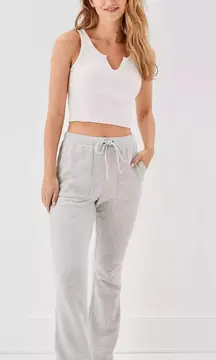 High Waisted Flare Sweatpants