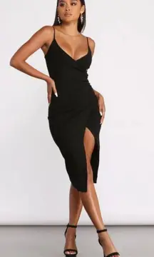 Black Wrap Dress