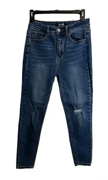 High rise skinny jeans 