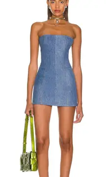 eb denim Strapless Dress