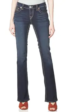 True Religion Billy Straight Leg Jeans – Classic Dark Wash Sz 28🧡