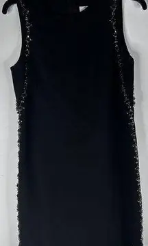 L K Bennett Dr Milau Diamante Embellished Sleeveless Shift Party Dress US Size 6