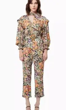 Elliatt Obscure Floral Print Jumpsuit in Multi