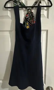 Lulus Mini Navy Floral Dress