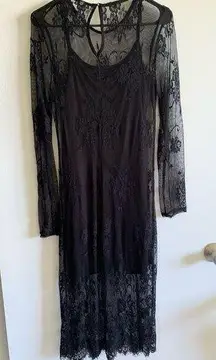 Black Lace Dress M