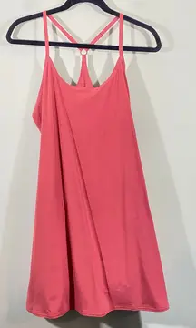Outdoor Voices Pink Racerback The Exercise Dress with Built In Shorts Size M