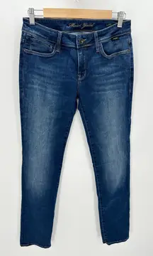 Mavi Jeans Womens Straight Leg Jeans Kerry Mid-Rise Denim Size 28 Stretch