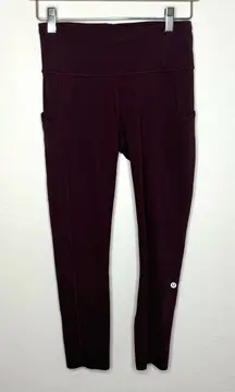 Lululemon Cassis 23"‎ Fast and Free High-Rise Crop II