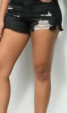 Empyre distressed denim shorts size 10