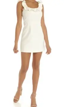 French Connection whisper light ivory dress. 4.