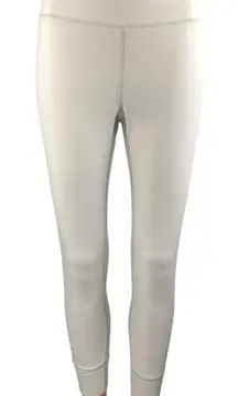 James Perse Classics White Mid Rise Yoga Workout Athletic Leggings Pants Size 2