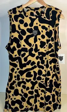 NWT LITA by Ciara Overdized Cheetah T-Shirt Dress Revolve Small