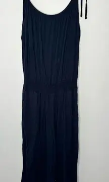 Michael stars navy wide leg jumpsuit size large