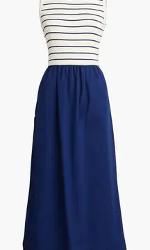 J. Crew Factory NWT Striped Ribbed-Knit Mixy Dress - Size Small