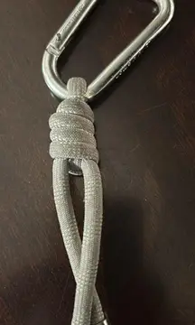 Lululemon Grey  Keychain