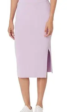 The Drop Women’s Vera slim side slit midi sweater skirt