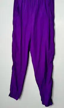 Vintage Nike purple windbreaker pants size small