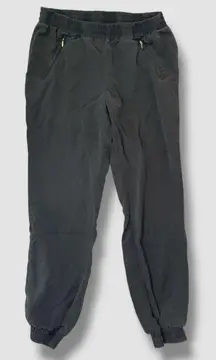 INC Early 2000's Soft Grunge Dark Gray Black Cinched Casual Jogger Pants 12 / L