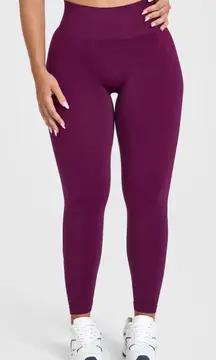 Burgundy Gym Leggings