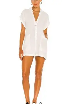 L*Space White Mika Romper